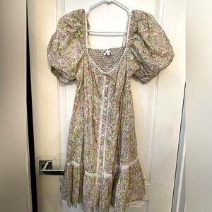 NWOT love the label puff sleeve dress